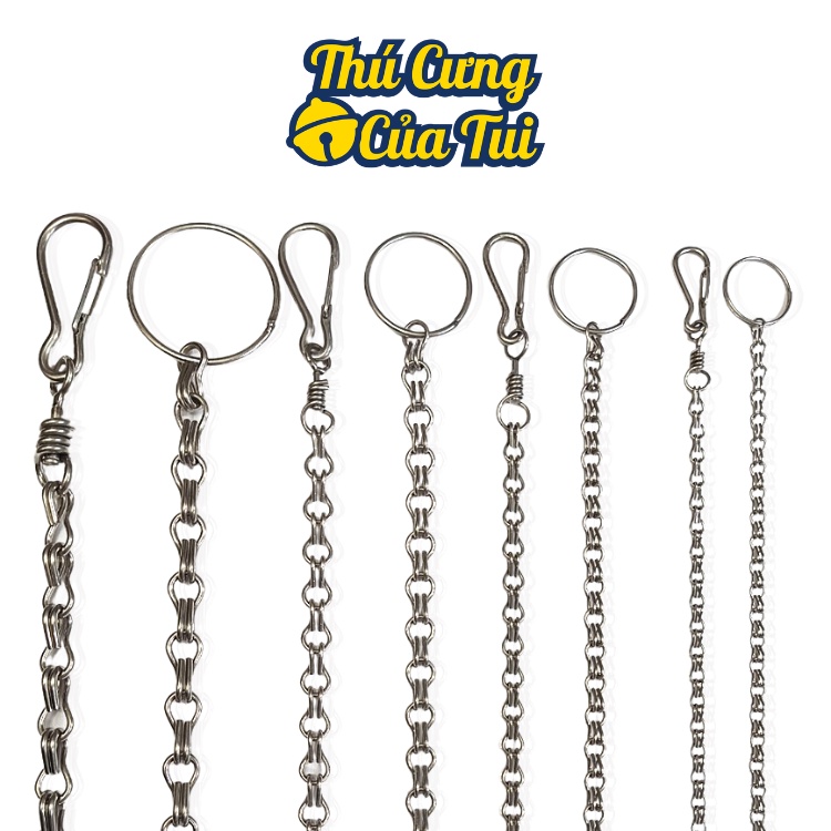 Dây Xích Inox Nhiều Size Cho Thú Cưng Chó Mèo - Thú Cưng Của Tui
