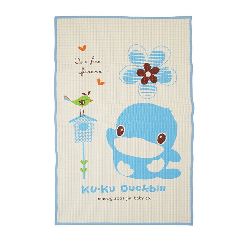 [60*90cm] Nệm nước cao su mềm thoáng mát chống thấm cho bé kuku ku2516a