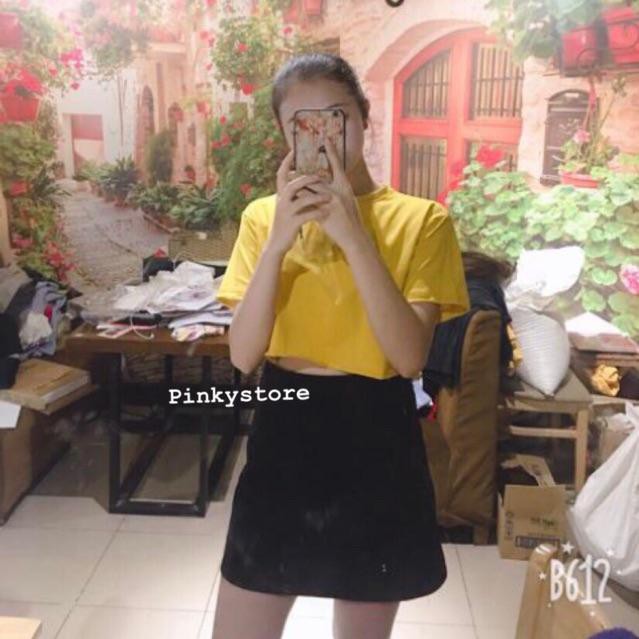 Áo Croptop Cổ Tròn Siêu Hot (Có ảnh thật + Clip ) - 711