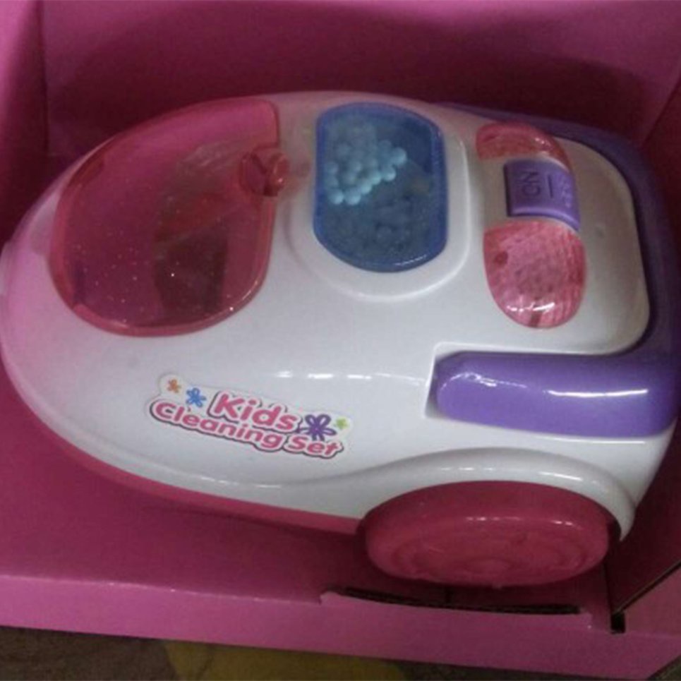 Electric Vacuum Cleaner For Kids Durable Fun Realistic Toy With Light Sound