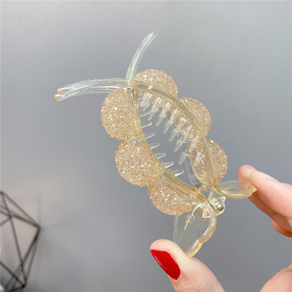 Kẹp Tóc Đính Đá Phong Cách Retro Chất Lượng Cao Cho Nữ