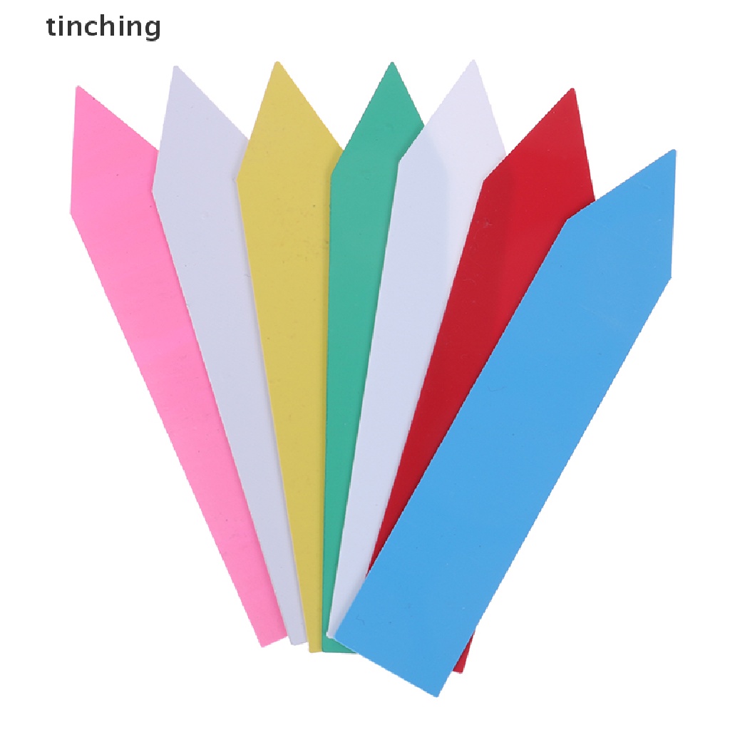 100 tag đánh dấu cây trồng 10x2cm bằng nhựa mới