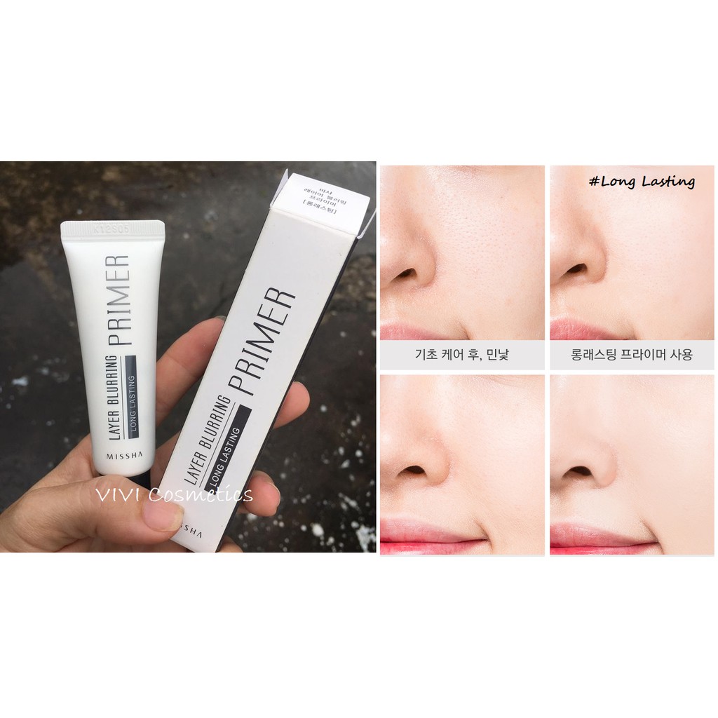 Kem lót Missha Layer Blurring Primer #Long lasting 20ml