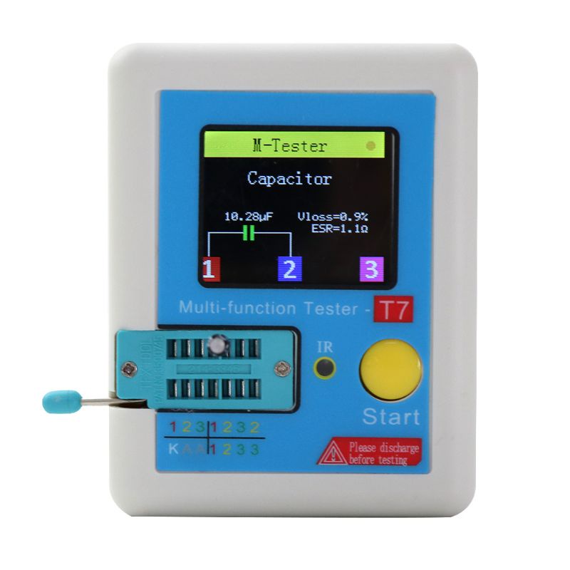 Máy Kiểm Tra Bóng Bán Dẫn Đa Năng Màn Hình TFT Cho Tụ Điện Trở Điện Trở Durab