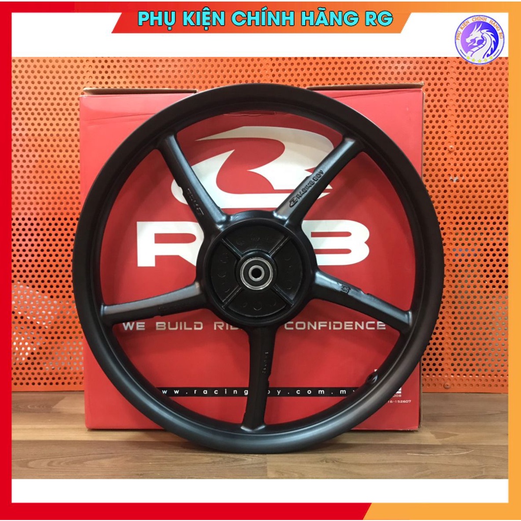 Cặp mâm xe RCB 5 cây 522 LAGENDAZ size 1.7x17 và 1.6x17 gắn xe máy hàng chính hãng bảo hành 1 năm