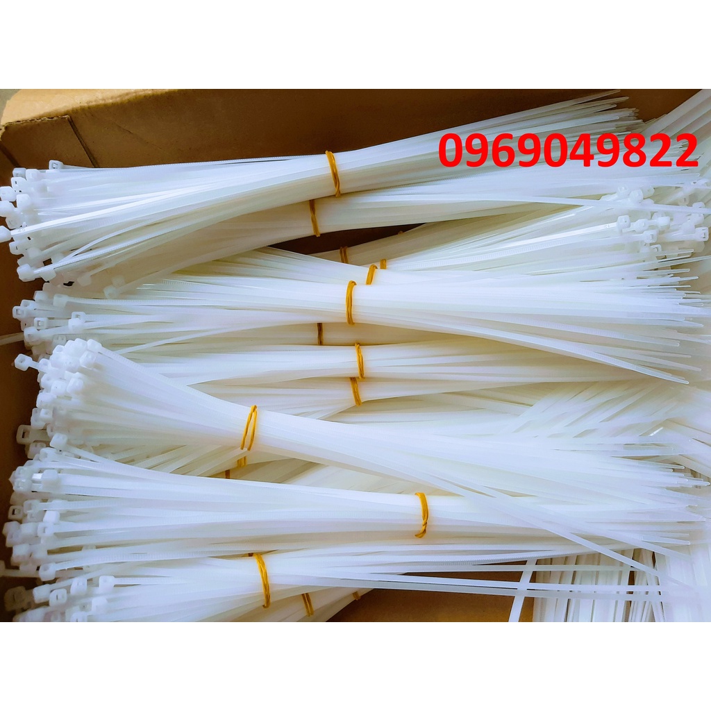1 Kg Dây Rút Nhựa, Dây Thít Nhựa Dài 30cm Loại Nylon PA66 Cao Cấp