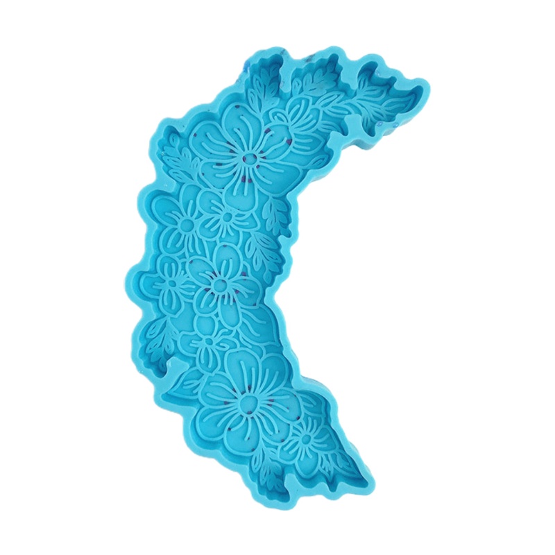 Khuôn Silicone Làm Đế Lót Ly Hình Hoa Mặt Trăng DIY