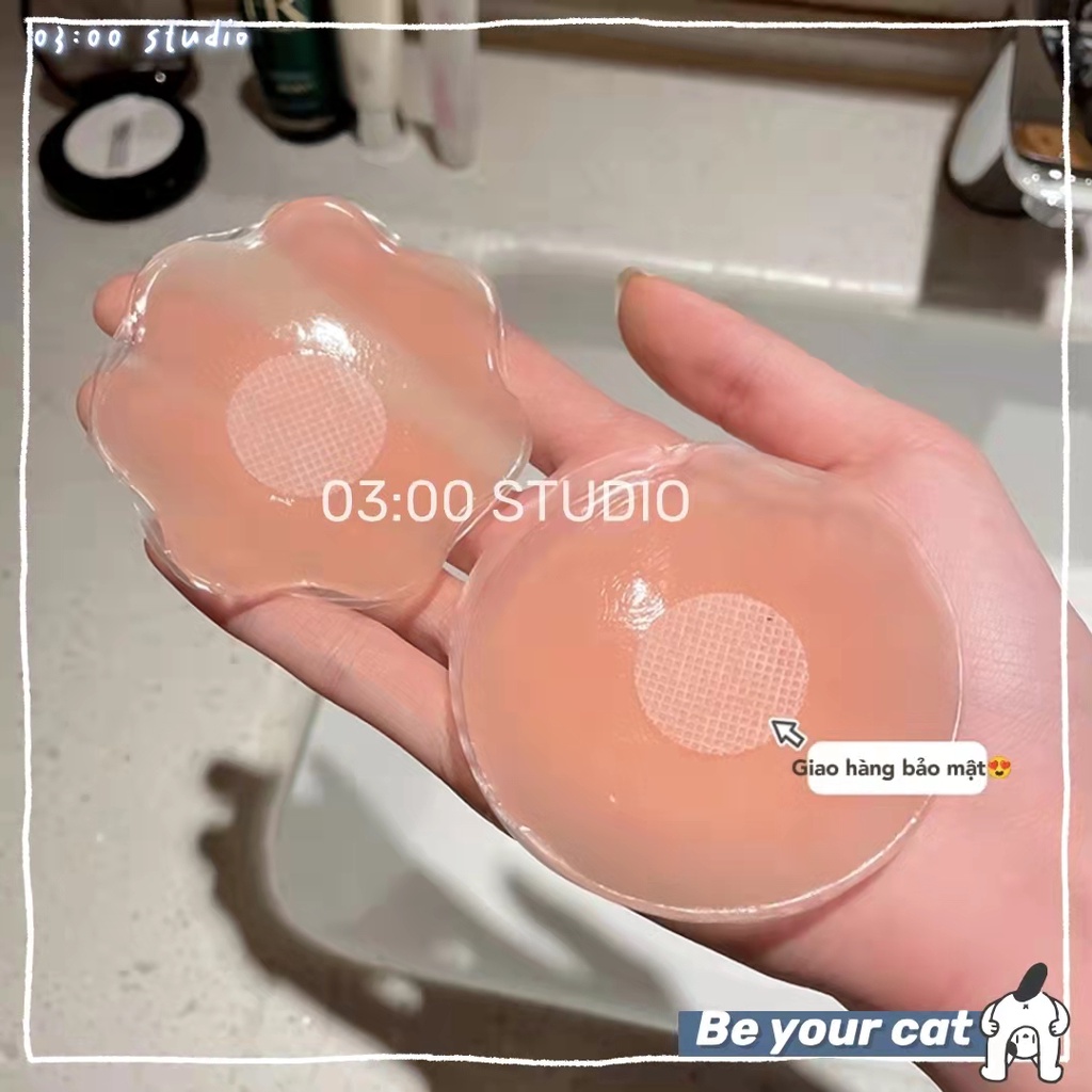 （Q1,HCM）🎀Giao hàng bảo mật🎀 Miếng Dán Ngực Nhũ Hoa, Miếng Dán Đầu Ti Siêu Mềm Mại--000