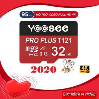 Thẻ nhớ microsdhc 32gb yoosee pro plus t121 a1 u3 4k r95mb/s
