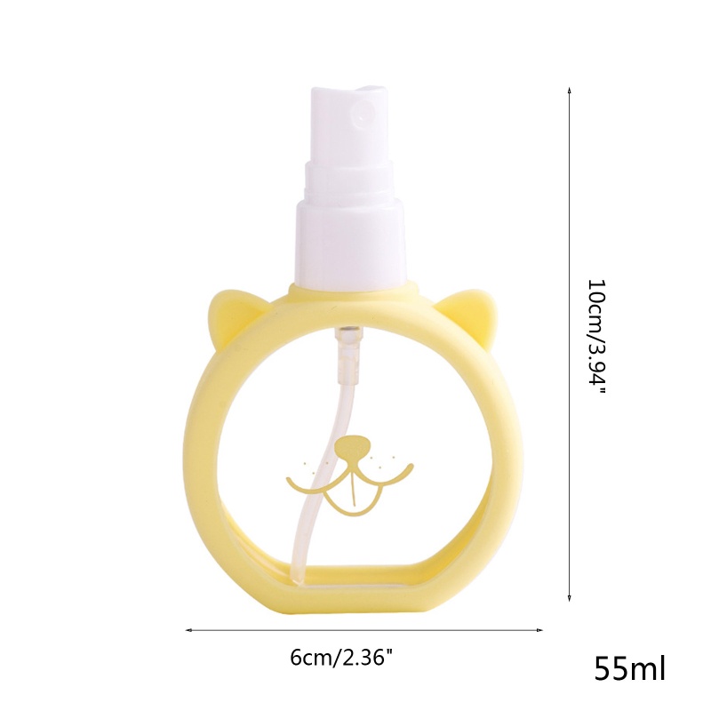 Lọ Rỗng Đựng Nước Hoa 55ml Họa Tiết Mèo Hoạt Hình