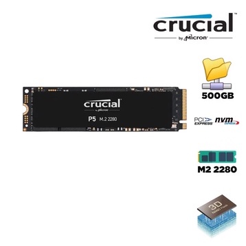 SSD Crucial P5 NVMe PCIe Gen 3x4 M.2 2280