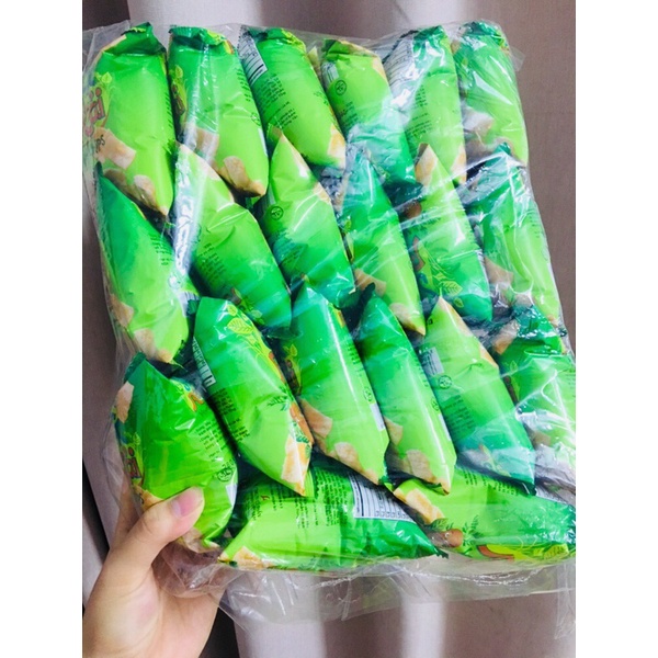 Bịch 20 gói Bim bim Snack Rau Caỉ Vegetable chipS 8g/gói date mới chuẩn vị rau cải tuổi thơ