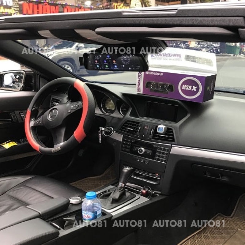 Camera hành trình gắn gương Webvision M39X, ghi hình trước sau, cảnh báo giọng nói, tặng kèm thẻ nhớ 32G | BigBuy360 - bigbuy360.vn