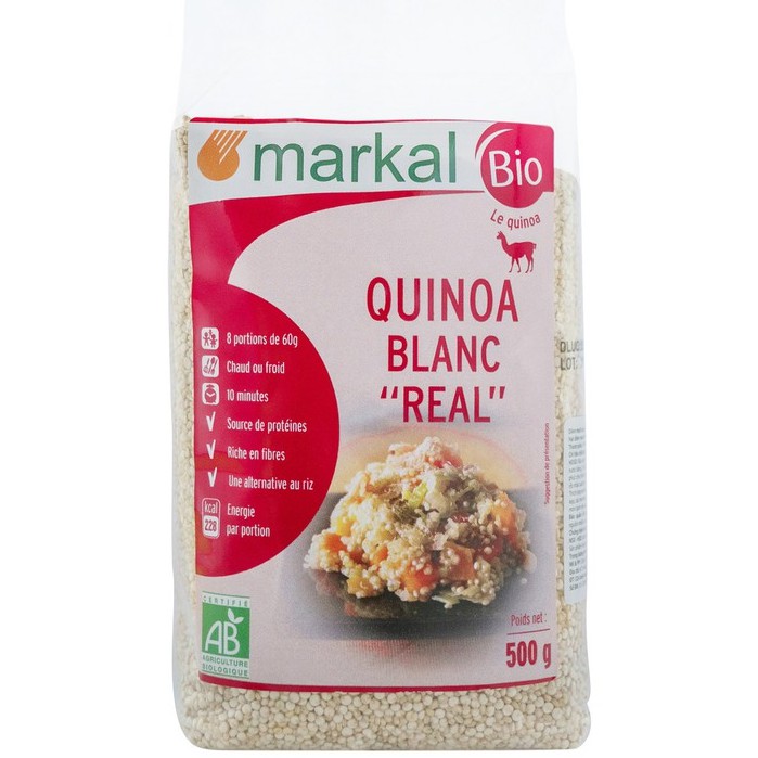 Hạt diêm mạch trắng hữu cơ 500g - Quinoa