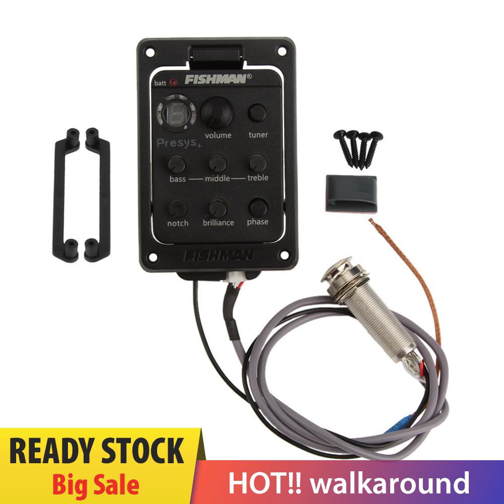 Bộ Chỉnh Âm 4 Băng Eq Màu Đen Cho Đàn Guitar Fishman 201