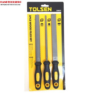Bộ dũa gỗ 3 cây tolsen 32037