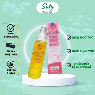 Tinh dầu bưởi giảm rụng tóc, xịt bưởi kích mọc tóc dưỡng dài nhanh chai 100ml