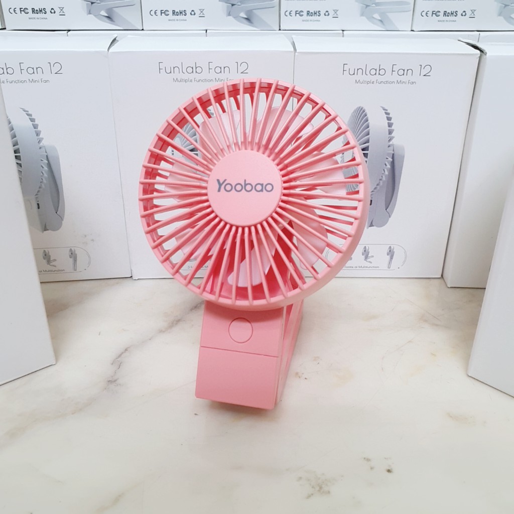 Quạt sạc mini Yoobao F12 2000mAh