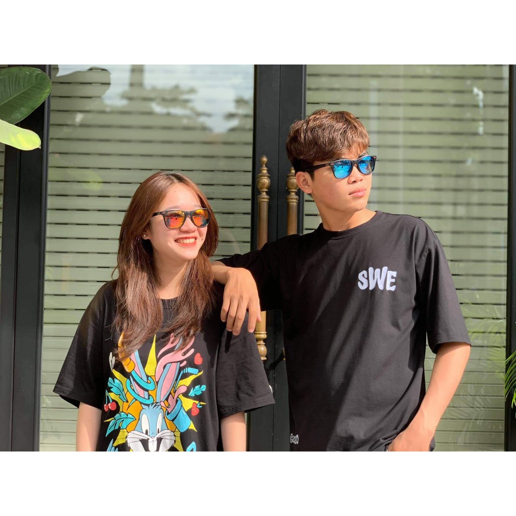 Kính mát NONS UV thời trang tráng bạc màu xanh chống tia UV400 | BigBuy360 - bigbuy360.vn