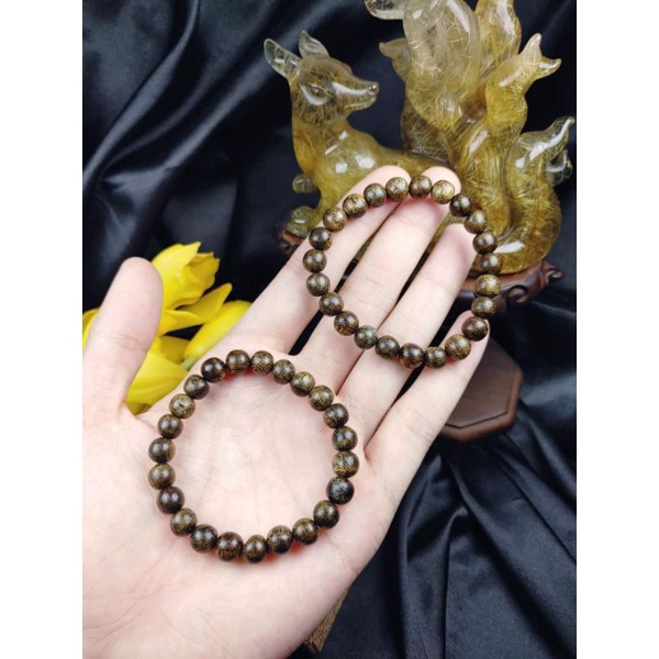 Vòng tay trầm hương tốc vườn 8 li