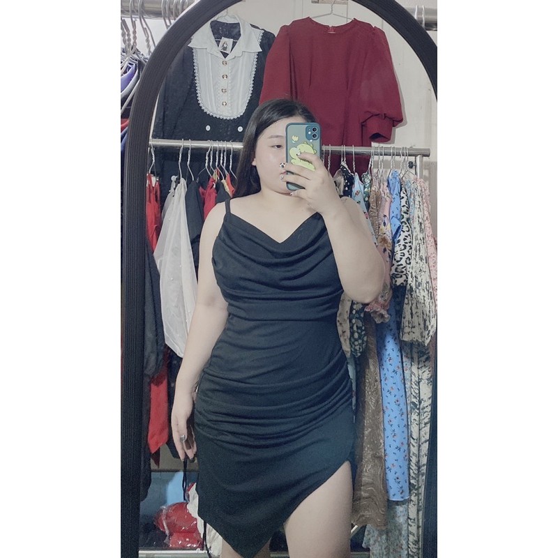 Đầm ôm cổ đổ (60-85kg)