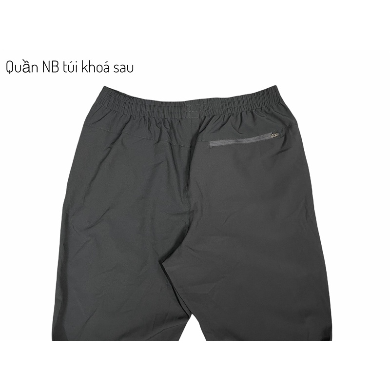 Quần gió NB túi khóa sau