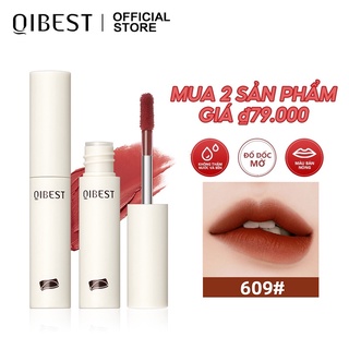Son môi QIBEST socola nhung lì mềm mịn như lụa 18g với 8 màu tùy chọn