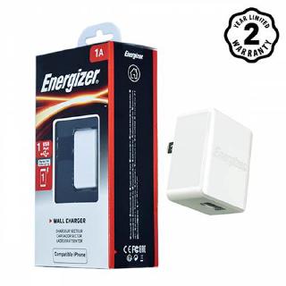 Sạc Energizer CL 1A 1USB White (Chính hãng)