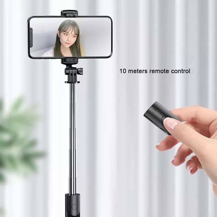 Gậy Tự Sướng 3 Trong 1 Có Đèn LED Kết Nối bluetooth Cho Điện Thoại