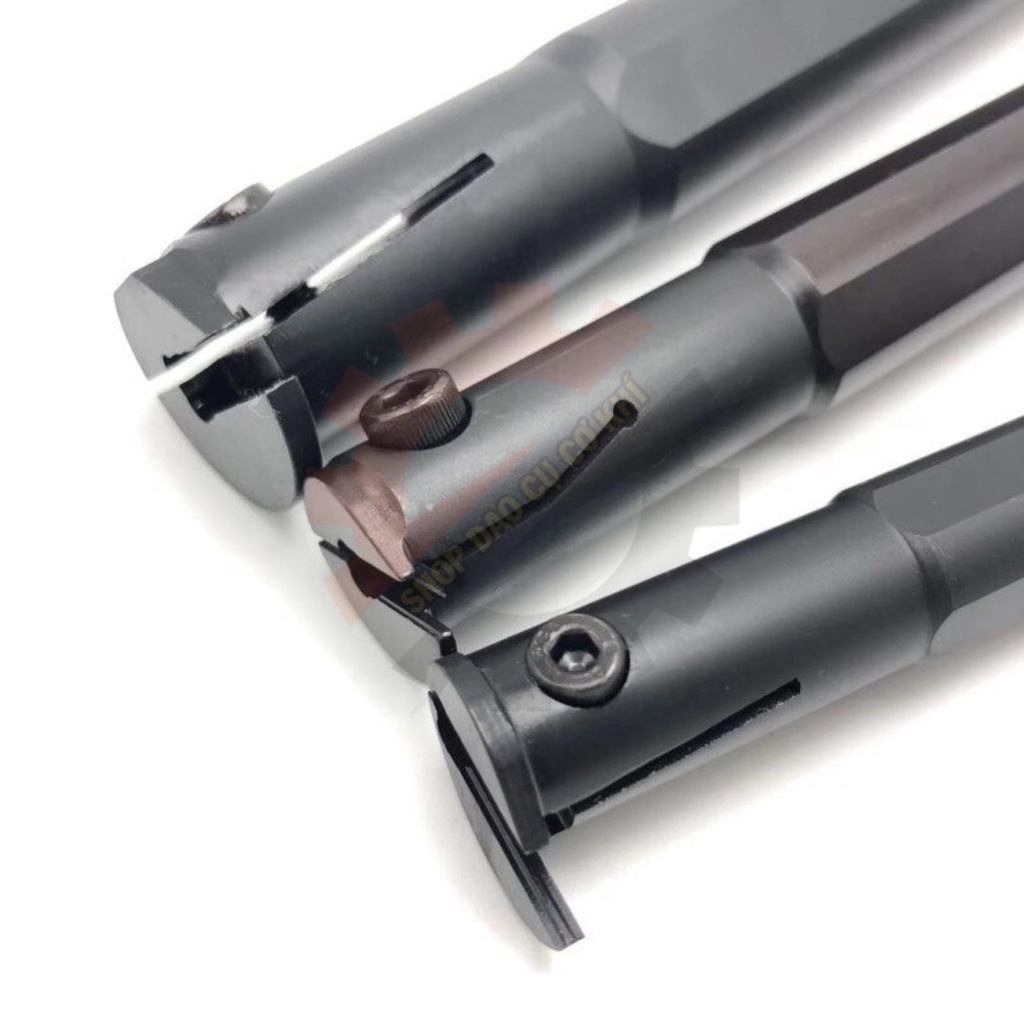 Cán dao cắt rãnh trong dùng để lắp mảnh chíp cắt đứt 2ly, 3ly, 4ly đầy đủ kích thước thông dụng
