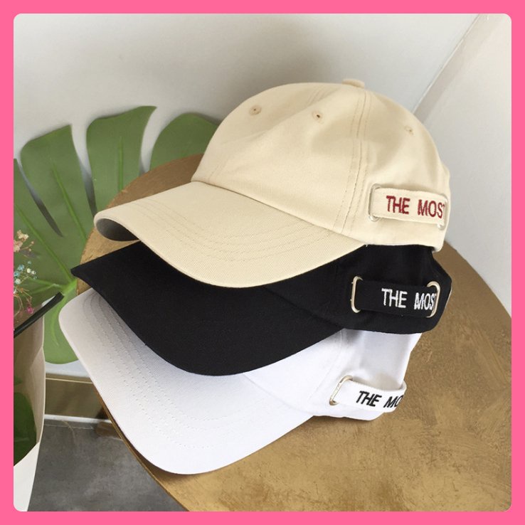 Mũ lưỡi trai thêu Basic nón kết hợp chữ đẹp độc phụ kiện unisex chụp ảnh chất lượng nhiều màu sành điệu