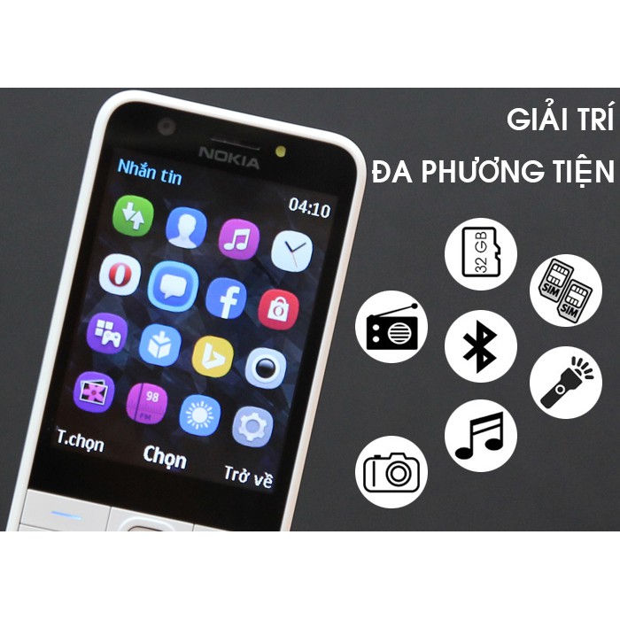 - Điện thoại Nokia 230 2sim - Hàng chính hãng