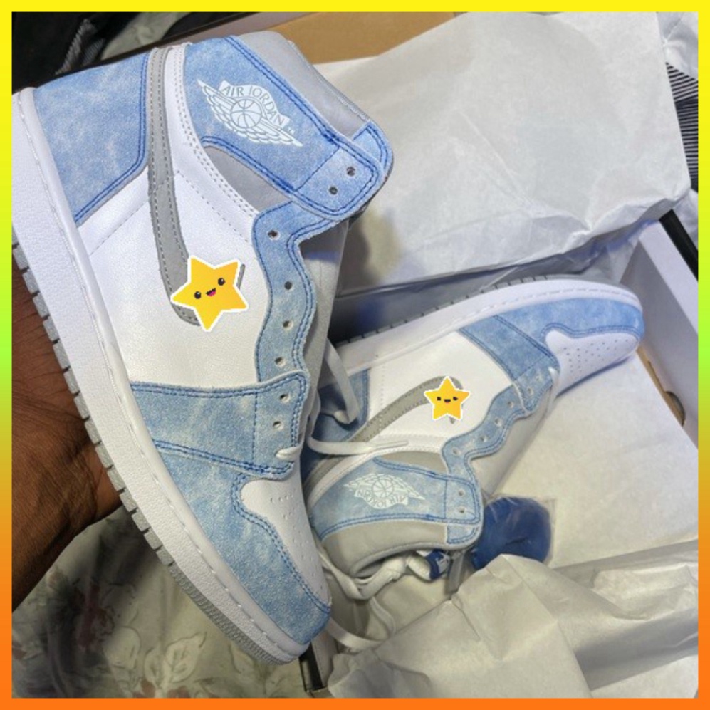 [Ảnh+Video thật][Full bill +box] Giày Jordan hyper royal xanh nỉ cao cổ mới, Giày JD1 xanh loang nam nữ hot nhất 2022 | BigBuy360 - bigbuy360.vn