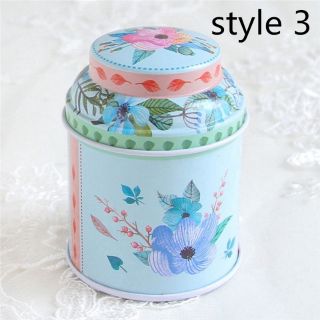 Hộp thiếc đựng trà hoa