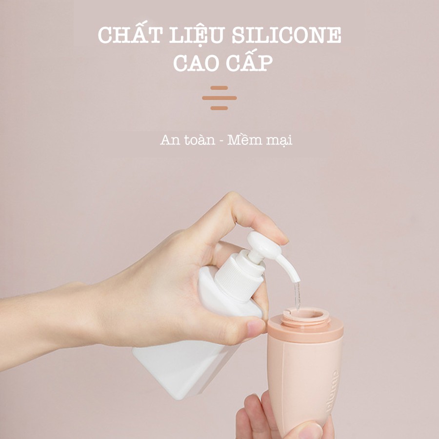 Lọ Chiết Silicone Dầu Gội Sữa Tắm Đi Du Lịch Cao Cấp Nhiều Màu I001