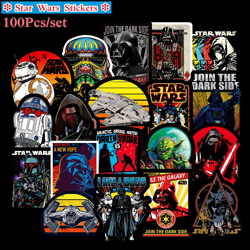 100Pcs/set ❉ Star Wars - Series A Classic Movies Stickers ❉ DIY Fashion Decals Doodle Stickers