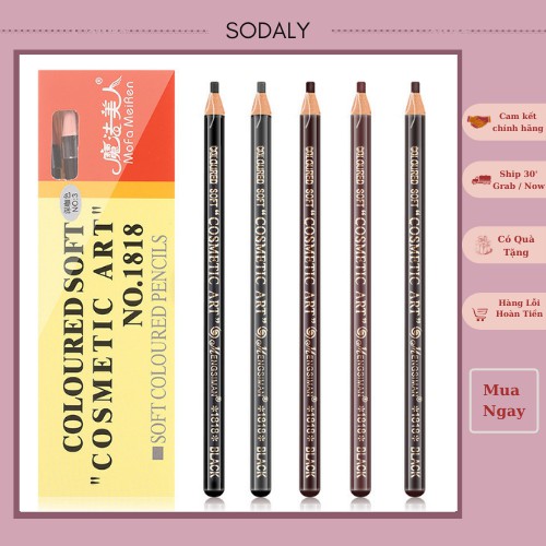 Bút chì xé kẻ mày CX6, chì kẻ mày không trôi, không lem dễ sử dụng [ khobuonsi86 ]