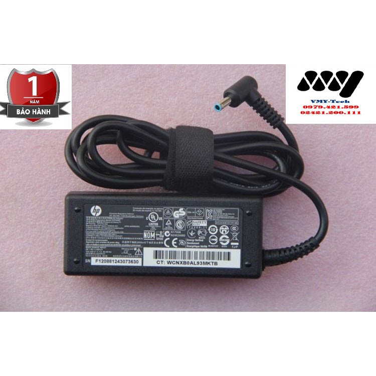 Sạc laptop Hp 19v - 2.31a chân kim xanh Hàng zin - Adapter HP