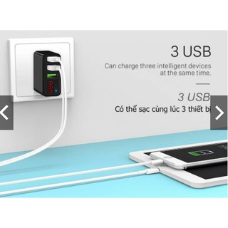 Sạc Hoco C15 3 Cổng USB