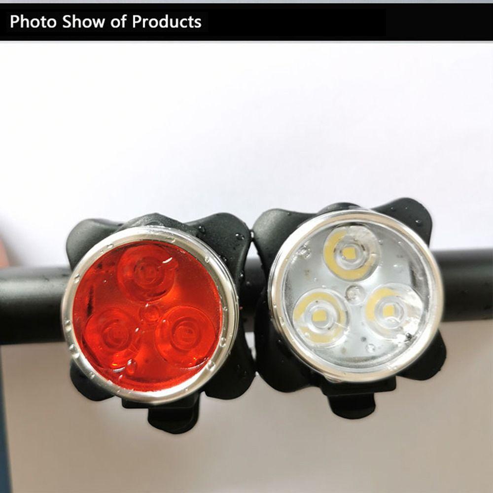 MAG Bộ Đèn Pha LED Chống Thấm Nước Sạc USB Dành Cho Xe Đạp