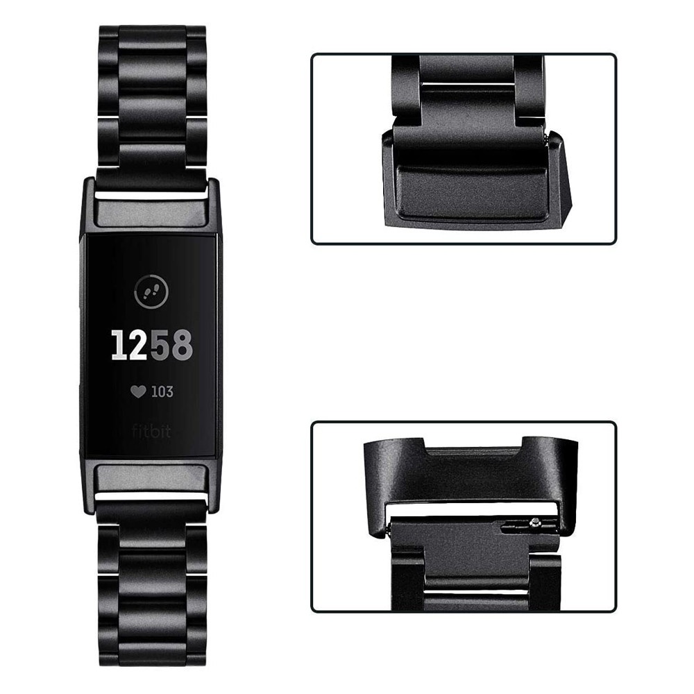 Dây đeo inox cho đồng hồ thông minh Fitbit Charge 4 3 2 Charge 2 3 4