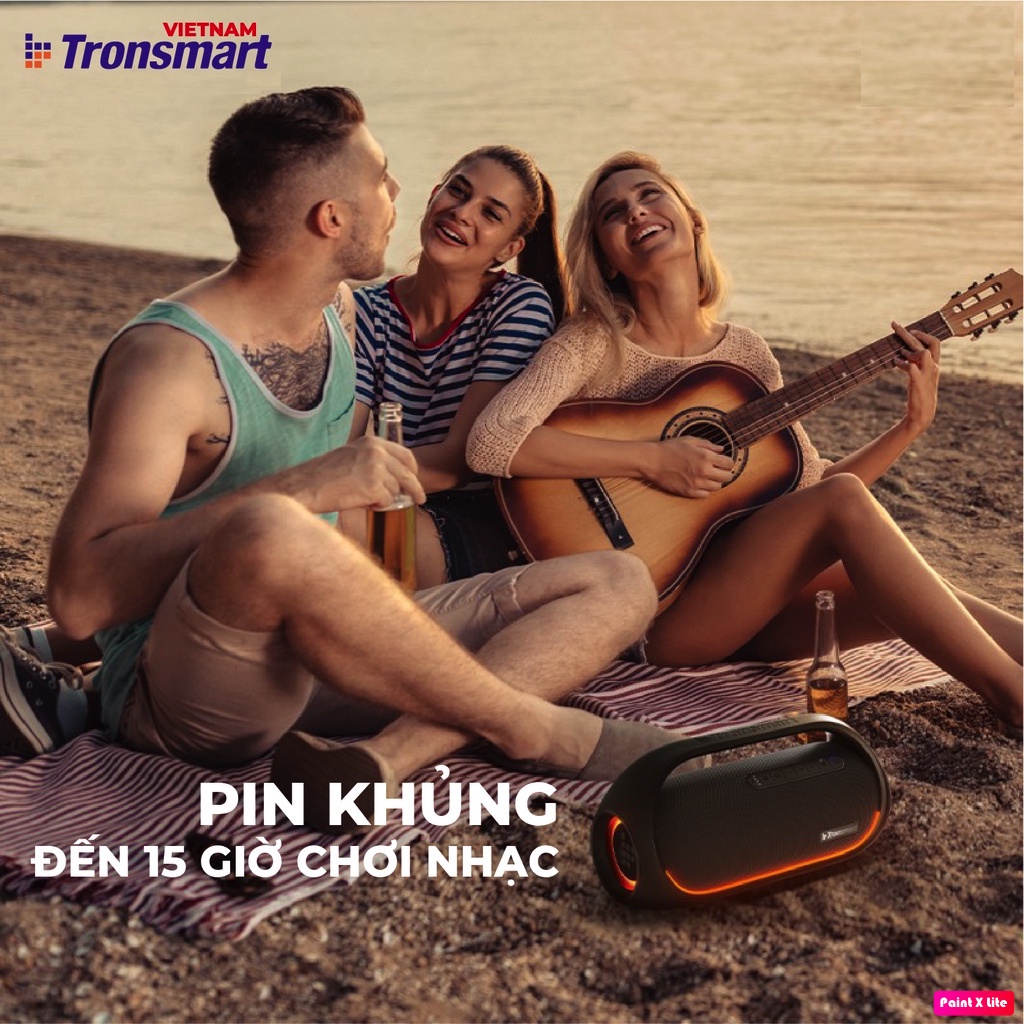 Loa Bluetooth Tronsmart BANG Công suất 60W, Đèn led RGB theo nhịp - Công nghệ TuneConn, SoundPulse - 8 hiệu ứng EQ