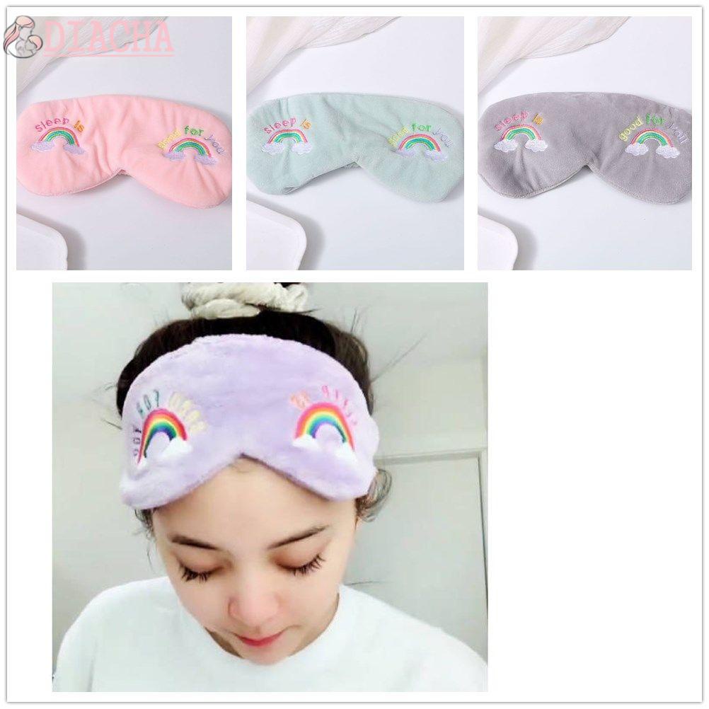 Miếng bịt mắt ngủ bằng vải bông mềm mại nhiều màu sắc dễ thương