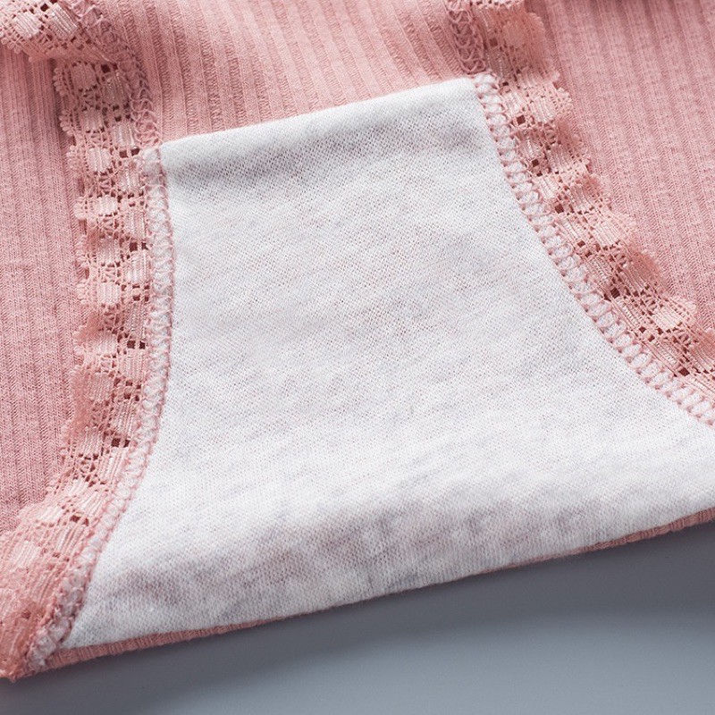 [Che Tên] Quần Lót Cotton Tăm Viền Hoa Lưới Kháng Khuẩn Xuất Nhật Cao Cấp TOPBRA | BigBuy360 - bigbuy360.vn