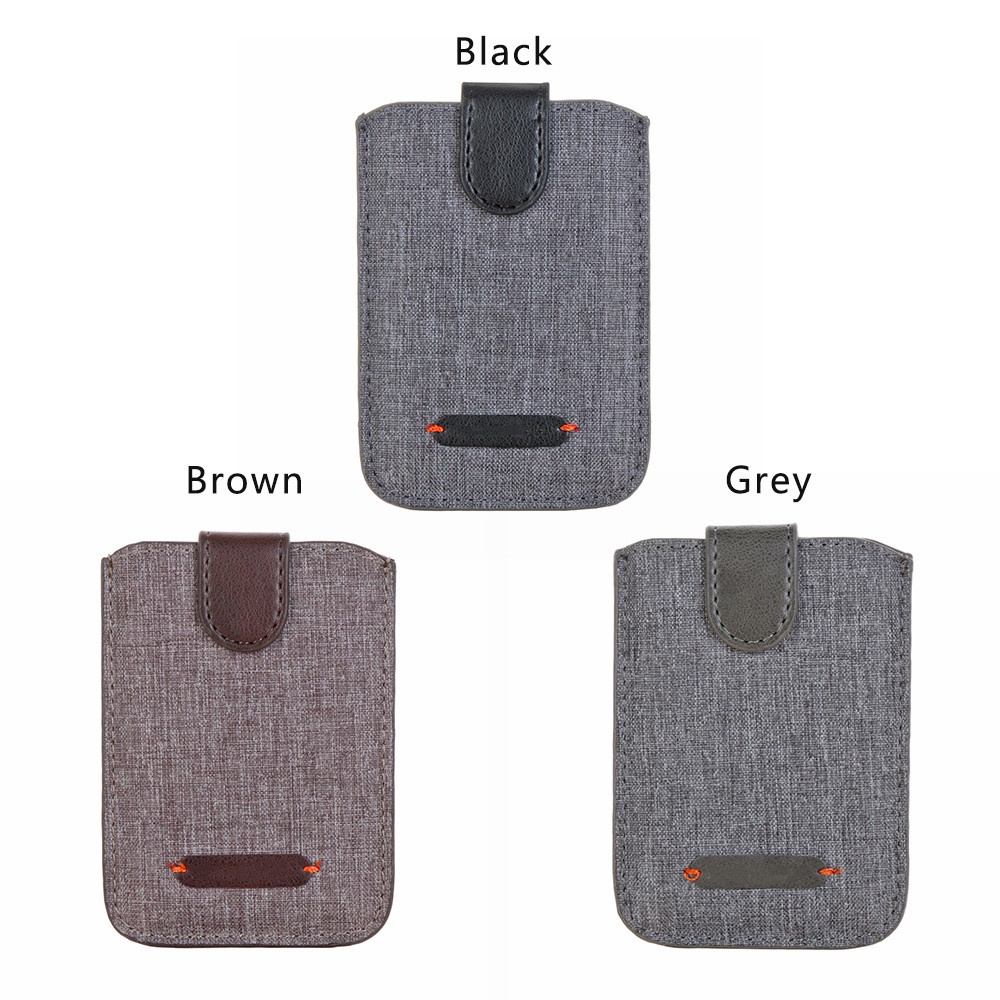 Túi da PU đựng thẻ 5 ngăn dán lưng điện thoại tiện dụng