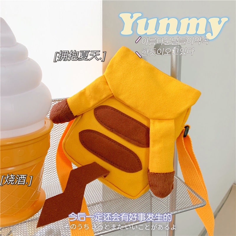Túi Đeo Chéo Vai Hình Pikachu Dễ Thương 2022 Thời Trang Cho Nữ