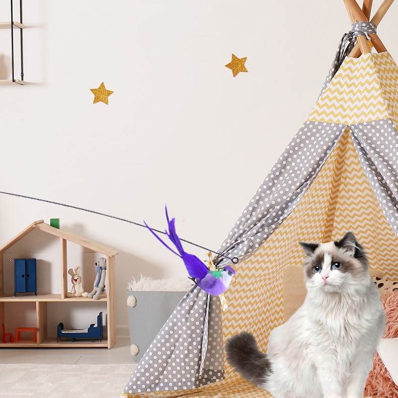 Cần Câu Mèo Dây Thép Có Đế Hít DC80 MIAOCAT