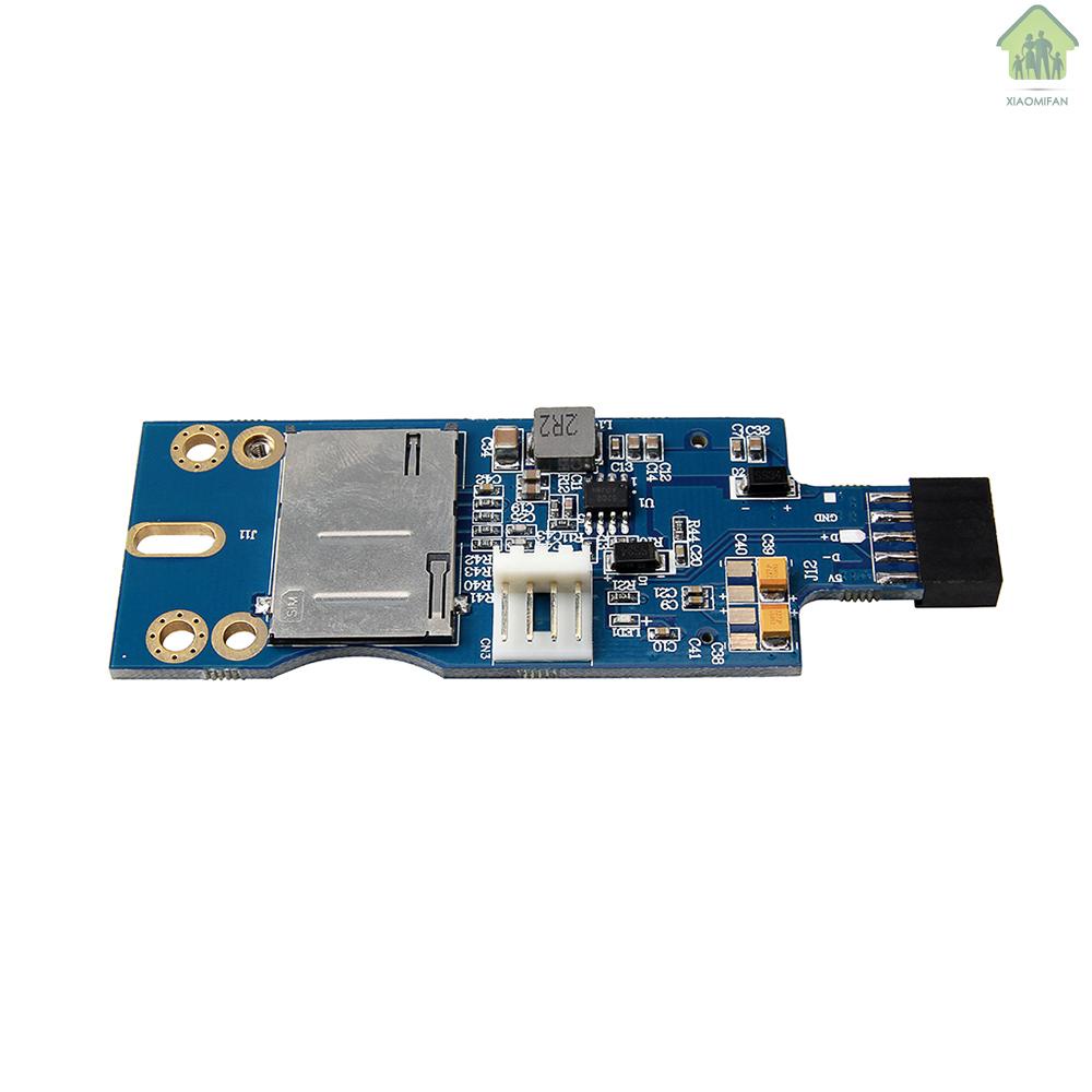 NA Mini PCI-E to USB Adapter Card 3G/4G Module Converter Adapter Card with SIM Card Slot LED Indicator Light Vertical Installation