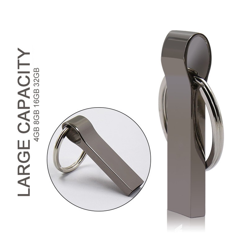 Usb 2.0 8gb 16gb 32gb Bằng Thép Không Gỉ