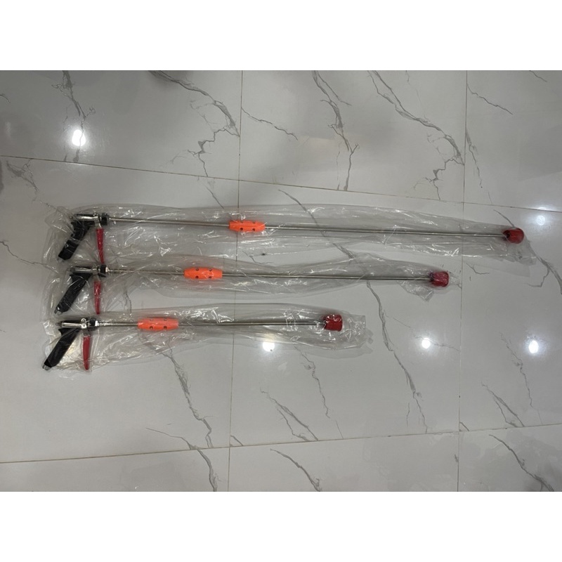 SÚNG XỊT LOA ĐỎ SÚNG XỊT NHỌN DÀI 90CM 1M2 1M5 1M8 2M DÙNG TƯỚI CÂY RỬA XE PHUN THUỐC SÂU PHUN SƯƠNG